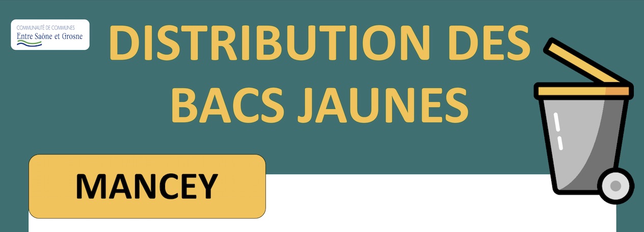 BANDEAU DISTRIBUTION BACS JAUNES